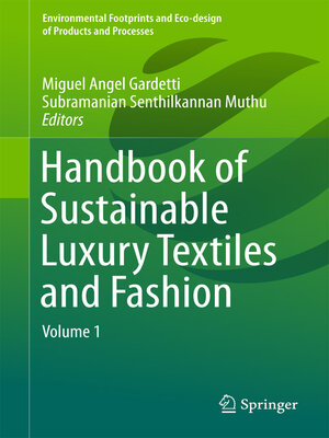 cover image of Handbook of Sustainable Luxury Textiles and Fashion